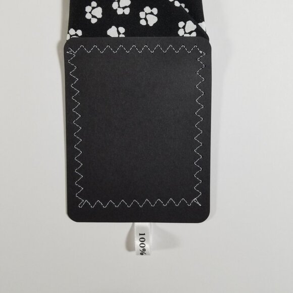 New - Paw Prints Cotton Pre-Folded Pocket Square Handkerchief Insert - Picture 4 of 5